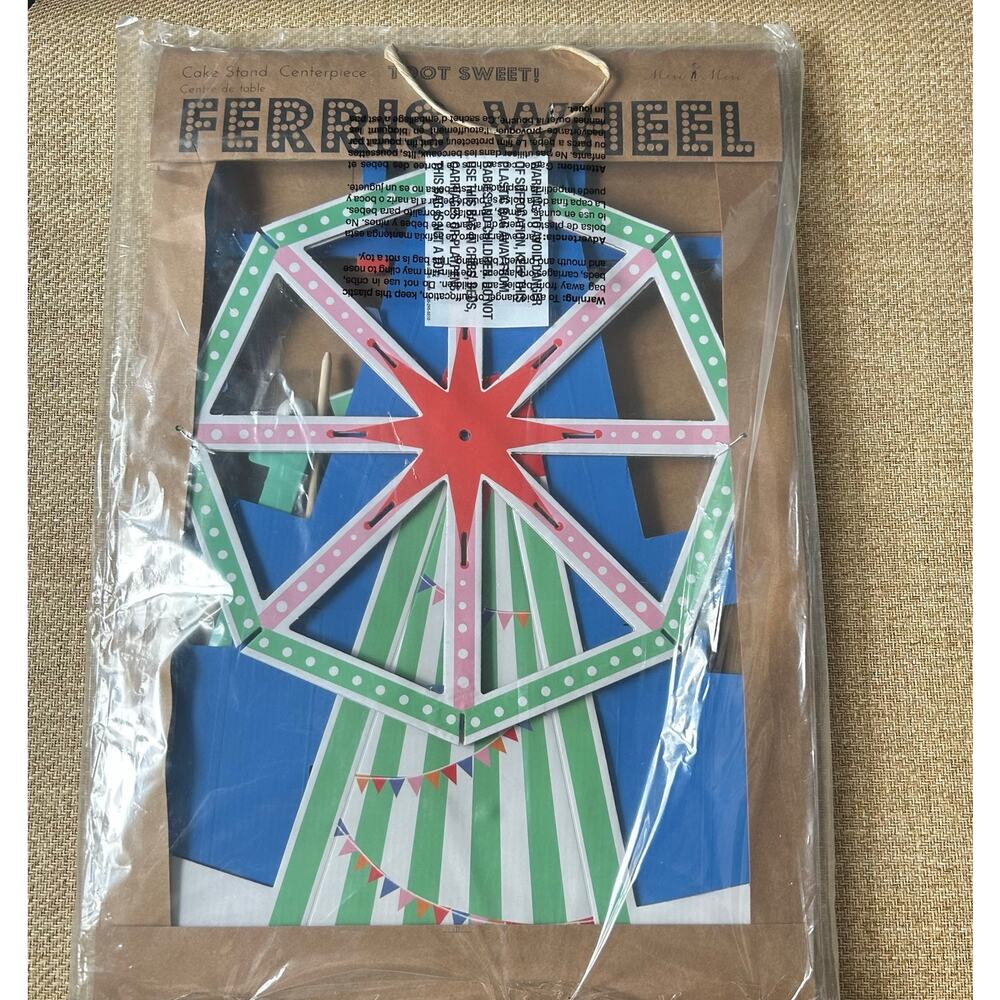 Meri Meri Ferris Wheel Cake Stand Carnival Party Centerpiece